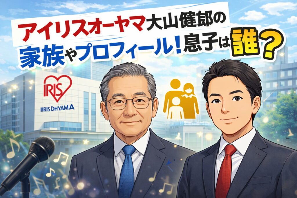 アイリスオーヤマ 大山健太郎の家族やプロフィール!息子は誰?
